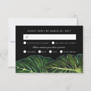 Tropical Romance / RSVP Card