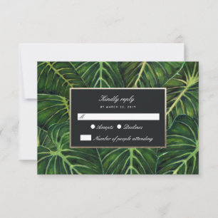 Tropical Romance / RSVP Card