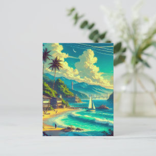 Tropical Ryukyu Dreams Holiday Postcard