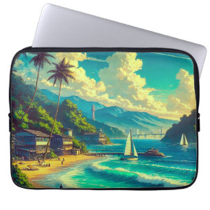 Tropical Ryukyu Dreams Laptop Sleeve