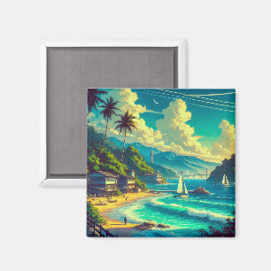 Tropical Ryukyu Dreams Magnet