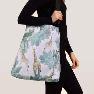 Tropical Safari Adventure 1 #art #tropical Crossbody Bag