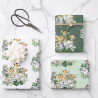 Tropical Safari Animals Jungle Greenery Wild Party