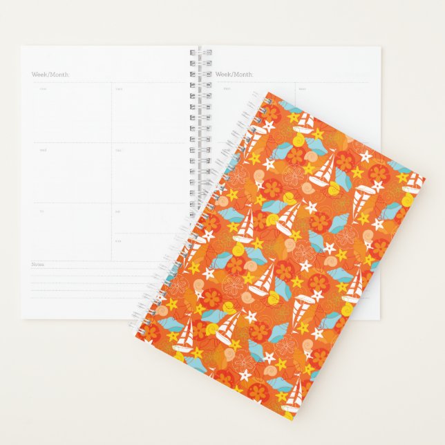 Tropical Sailboat Pattern Planner (Display)