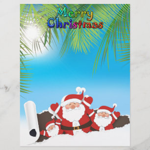 tropical Santa