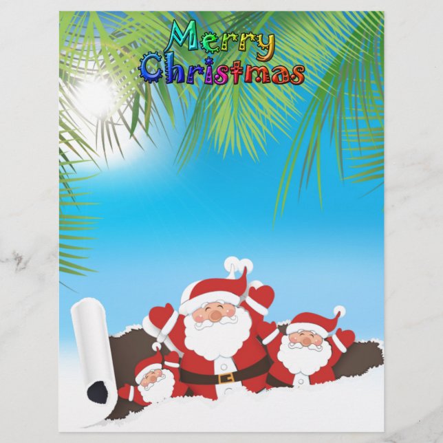 tropical Santa (Front)