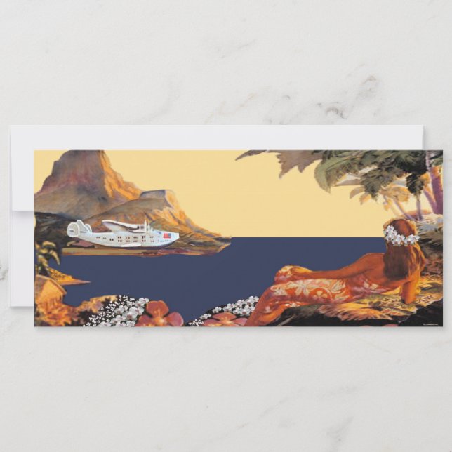 Tropical Save The Date (1) - No Text (Front)