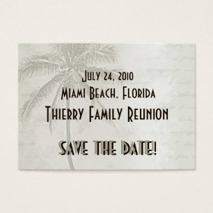 Tropical Save the Date (taupe)