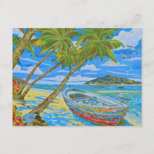 Tropical Scene 2  Postcard