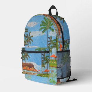 Tropical Scene backpack