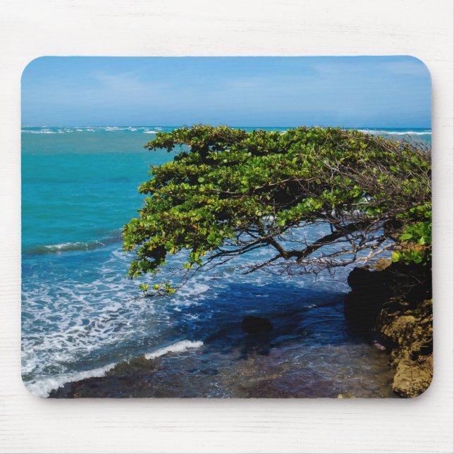 Tropical Scene Mouse Pad (Front)