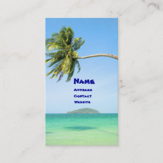 Tropical Scenery Business Card