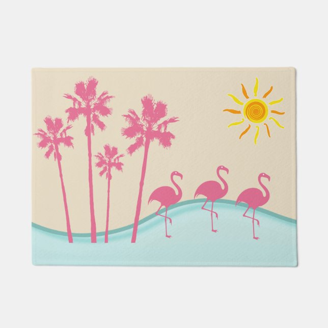 Tropical Scenic Doormat (Front)