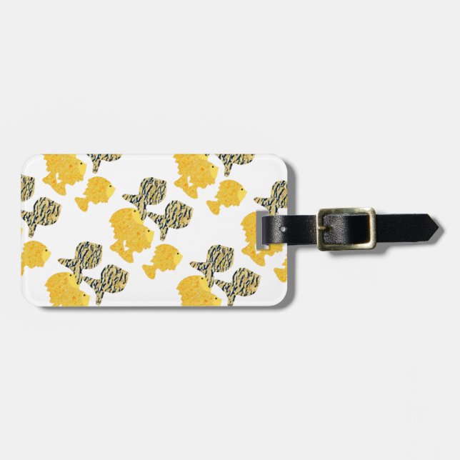 Tropical School Luggage Tag (Front Horizontal)