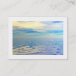 Tropical Sea (bordered) Business Card