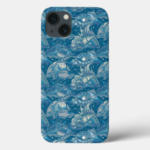 Tropical Sea Pattern iPhone 13 Case