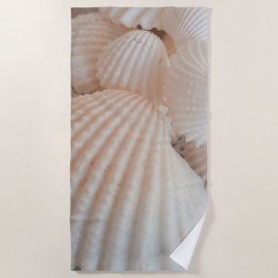 Tropical Sea Shells Beach Photography Towel