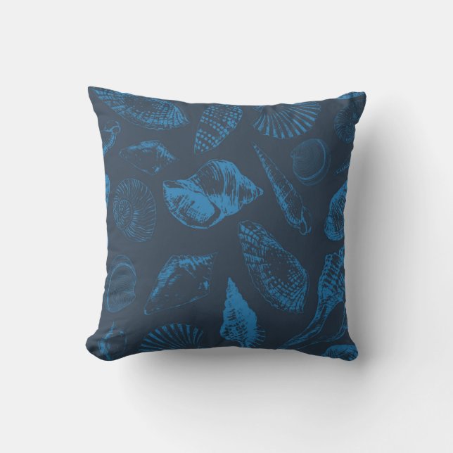 Tropical sea shells cushion (Front)