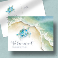 Tropical Sea Turtle Coastal Moving Announcement
