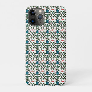 Tropical Sea Turtle Floral Pattern Coastal Ocean iPhone 11 Pro Case