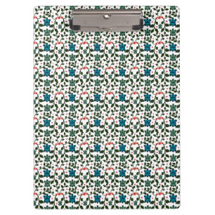 Tropical Sea Turtle Floral Pattern Coastal Ocean Clipboard