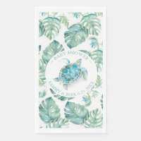 Tropical Sea Turtle Napkins
