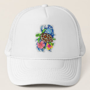 Tropical Sea Turtles Trucker Hat