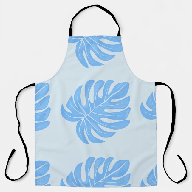 Tropical seamless ethnic pattern with exotic leave apron (Front)