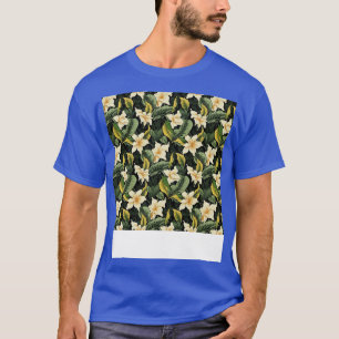Tropical Seamless Pattern Hawaiian Hibiscus Monste T-Shirt