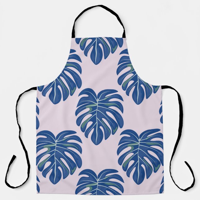 Tropical seamless pattern with leaves. Beautiful t Apron (Front)