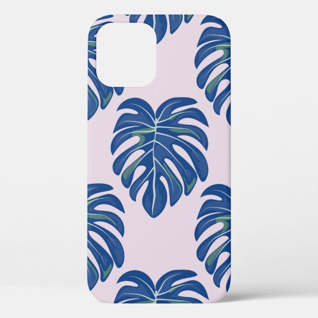 Tropical seamless pattern with leaves. Beautiful t Case-Mate iPhone Case (Back)