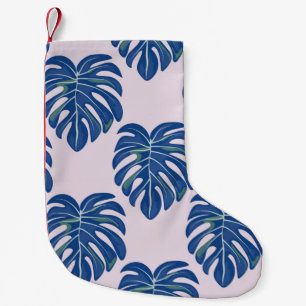 Tropical seamless pattern with leaves. Beautiful t Small Christmas Stocking