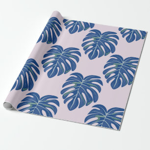 Tropical seamless pattern with leaves. Beautiful t Wrapping Paper
