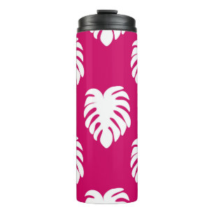 Tropical seamless pattern with monstera. art,backg thermal tumbler