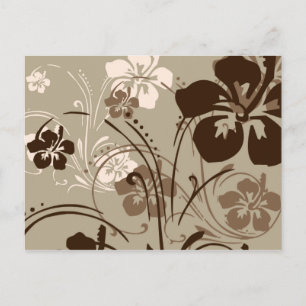 Tropical Serenade (Brown) Postcard