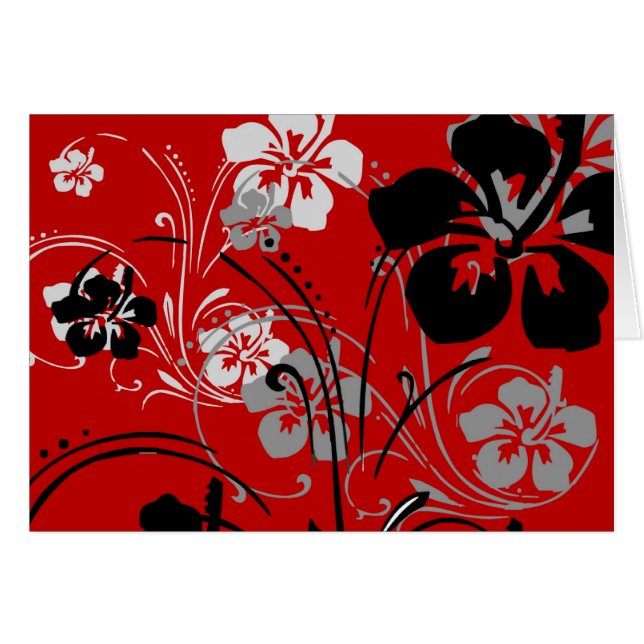 Tropical Serenade (Red) Card (Front Horizontal)