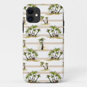 Tropical Shack And Palms iPhone 11 Case