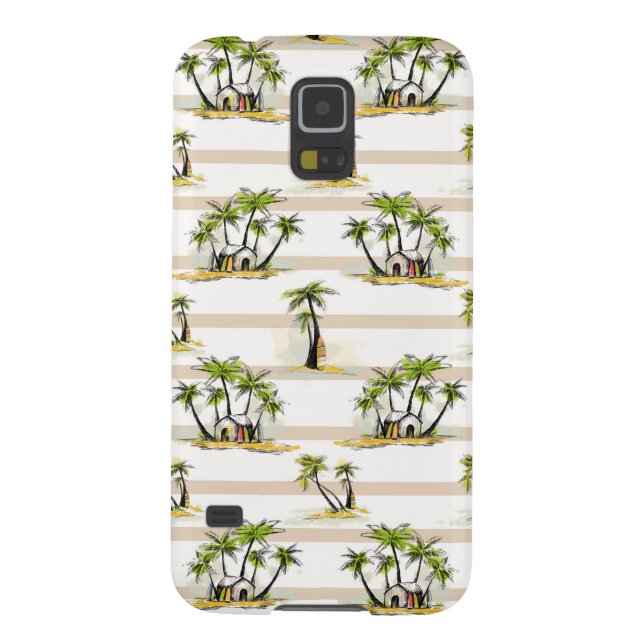 Tropical Shack And Palms Case-Mate Samsung Galaxy Case (Back)
