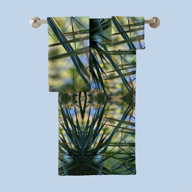 Tropical Shades Bath Towel Set (Creator Uploaded)