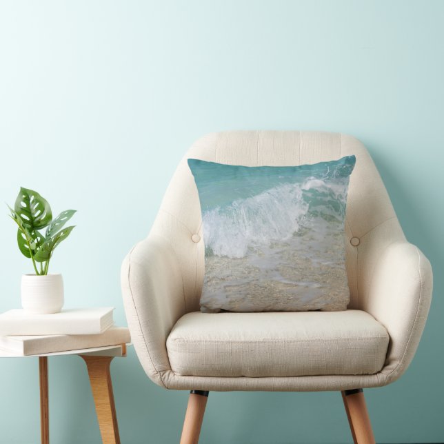 Tropical Shoreline Bliss #1 #ocean #wall #art Cushion (Chair)