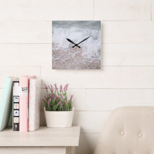 Tropical Shoreline Bliss 3 #art #travel Square Wall Clock