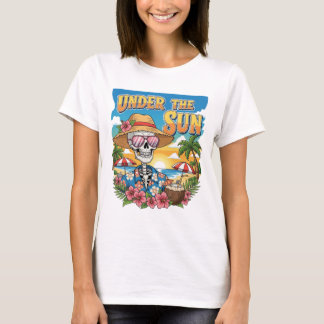 Tropical Skeleton Beach Shirt – Funny SummeT-Shirt