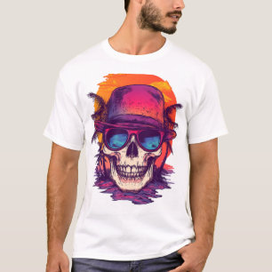 Tropical Skull Vibe T-Shirt