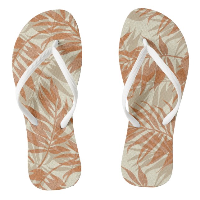 Tropical Spa Coordinates- Areca Palms Hawaiian Thongs (Footbed)