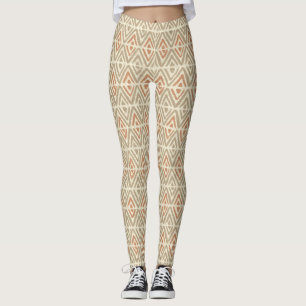 Tropical Spa Coordinates- Tribal Zig Zag Leggings