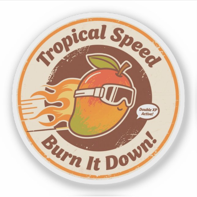 Tropical Speed Burn It Down Racing Mango (Front)