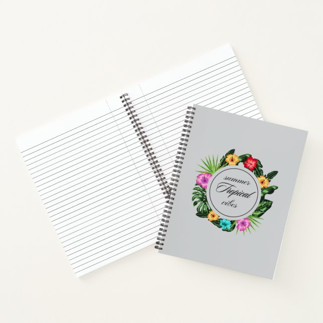 Tropical spiral notebook (Inside)