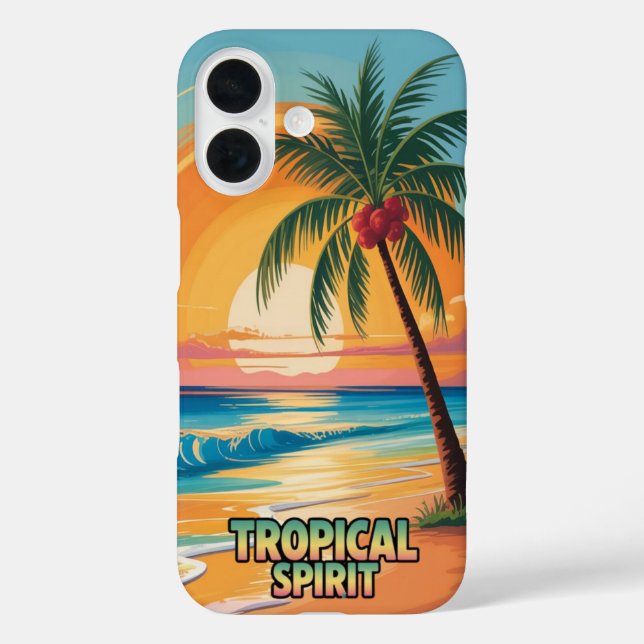 Tropical Spirit Case-Mate iPhone Case (Back)