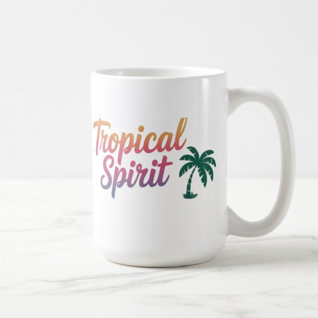 Tropical spirit coffee mug (Right)