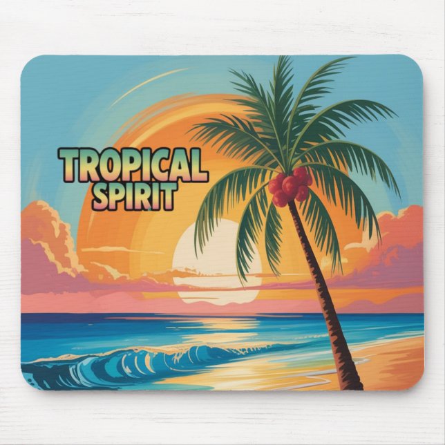 Tropical Spirit Mouse Pad (Front)